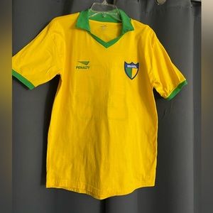 Penalty Brasil #10 Polo Shirt Made In Brasil SZ G/L